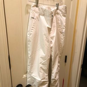 Womens’ Columbia Size 8 White Ski Pants